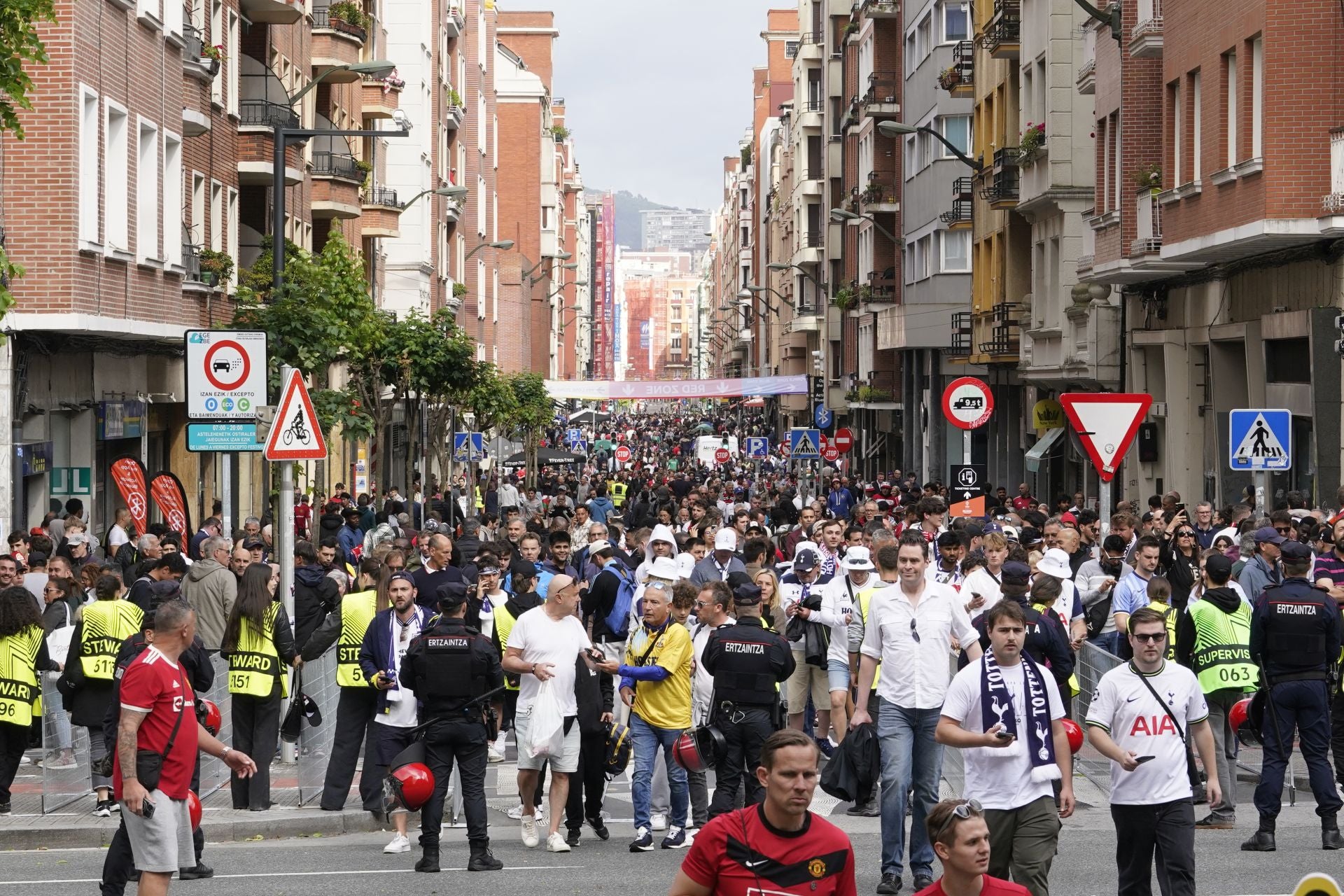 La final ya se juega en las calles de Bilbao