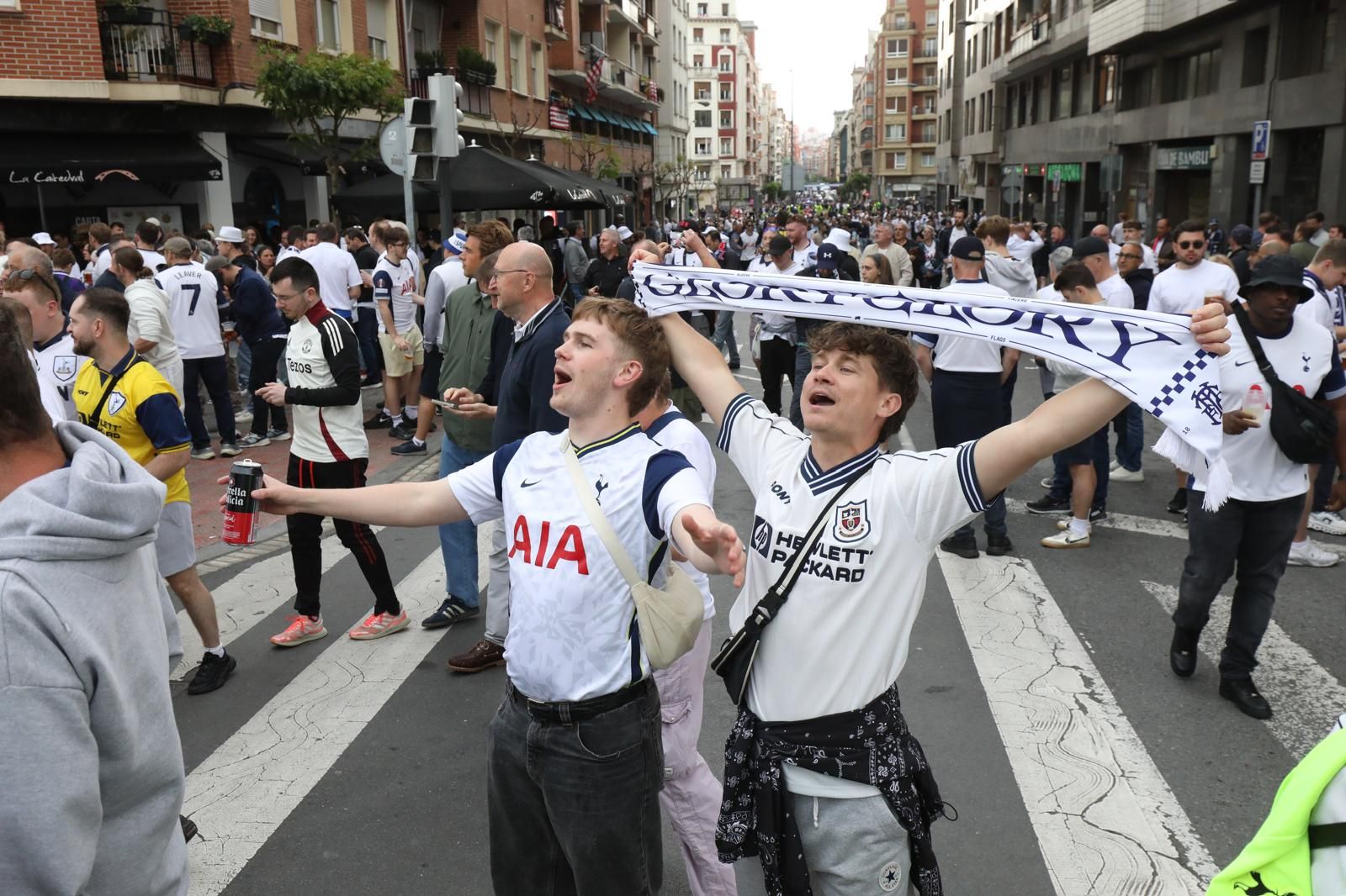 La final ya se juega en las calles de Bilbao
