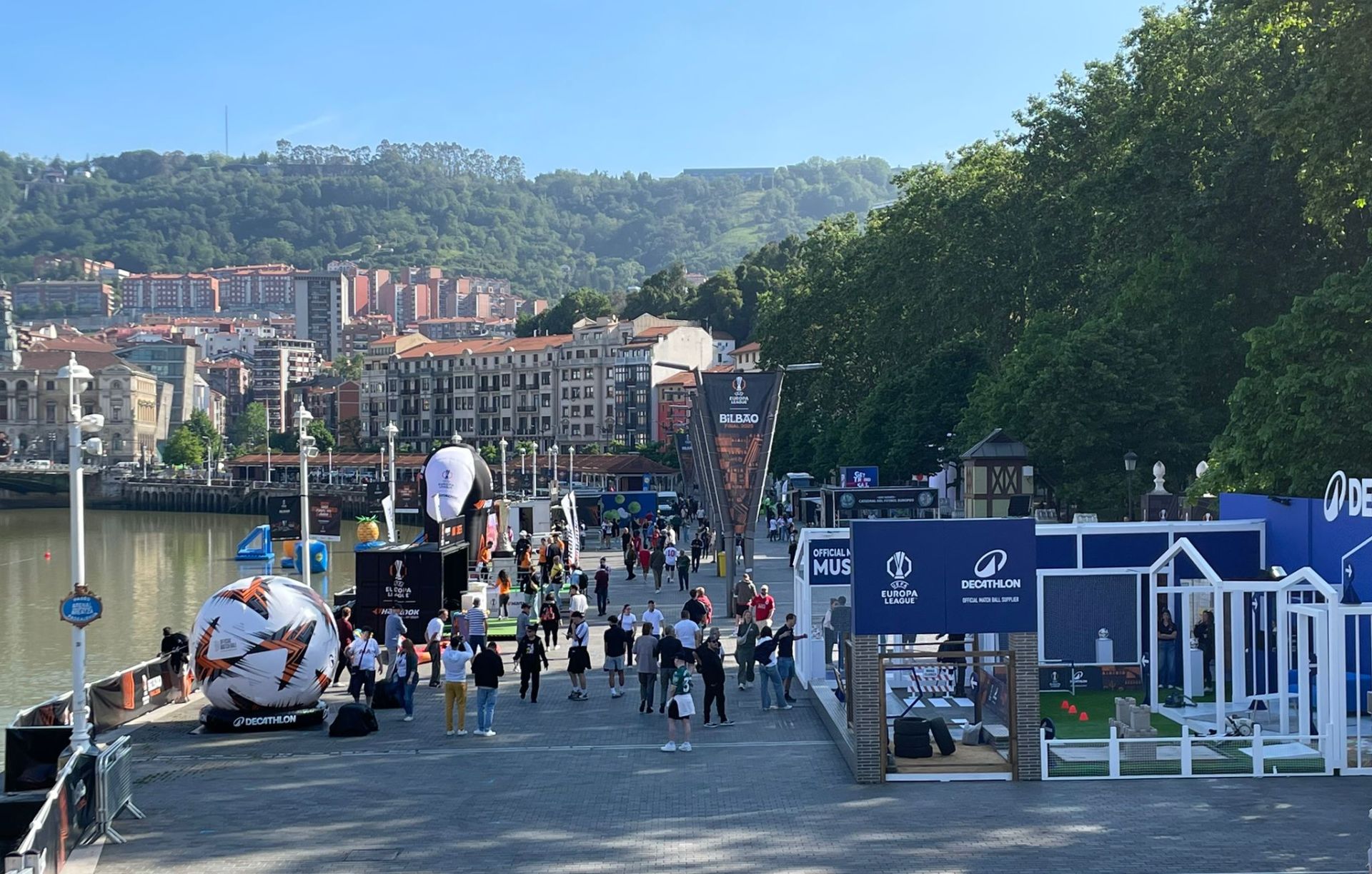 La final ya se juega en las calles de Bilbao