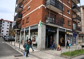 Sucursal bancaria donde se produjo el robo.