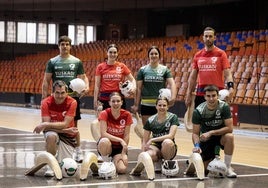 Integrantes de la selección de Euskadi que participará en la Liga de Naciones.