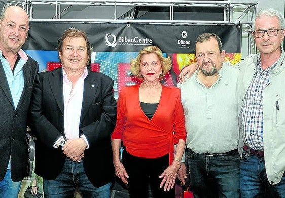 Adolfo Llorente, Iñaki Basabe, María Jesús Calvo, Natxo Monge y Txema Soria.