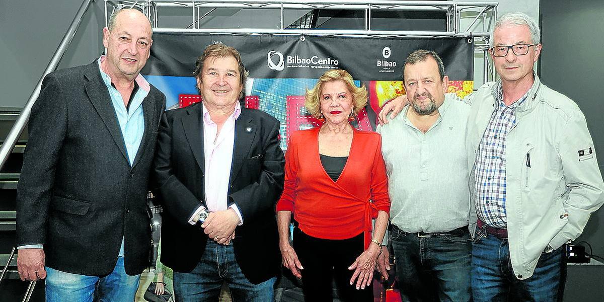 Adolfo Llorente, Iñaki Basabe, María Jesús Calvo, Natxo Monge y Txema Soria.