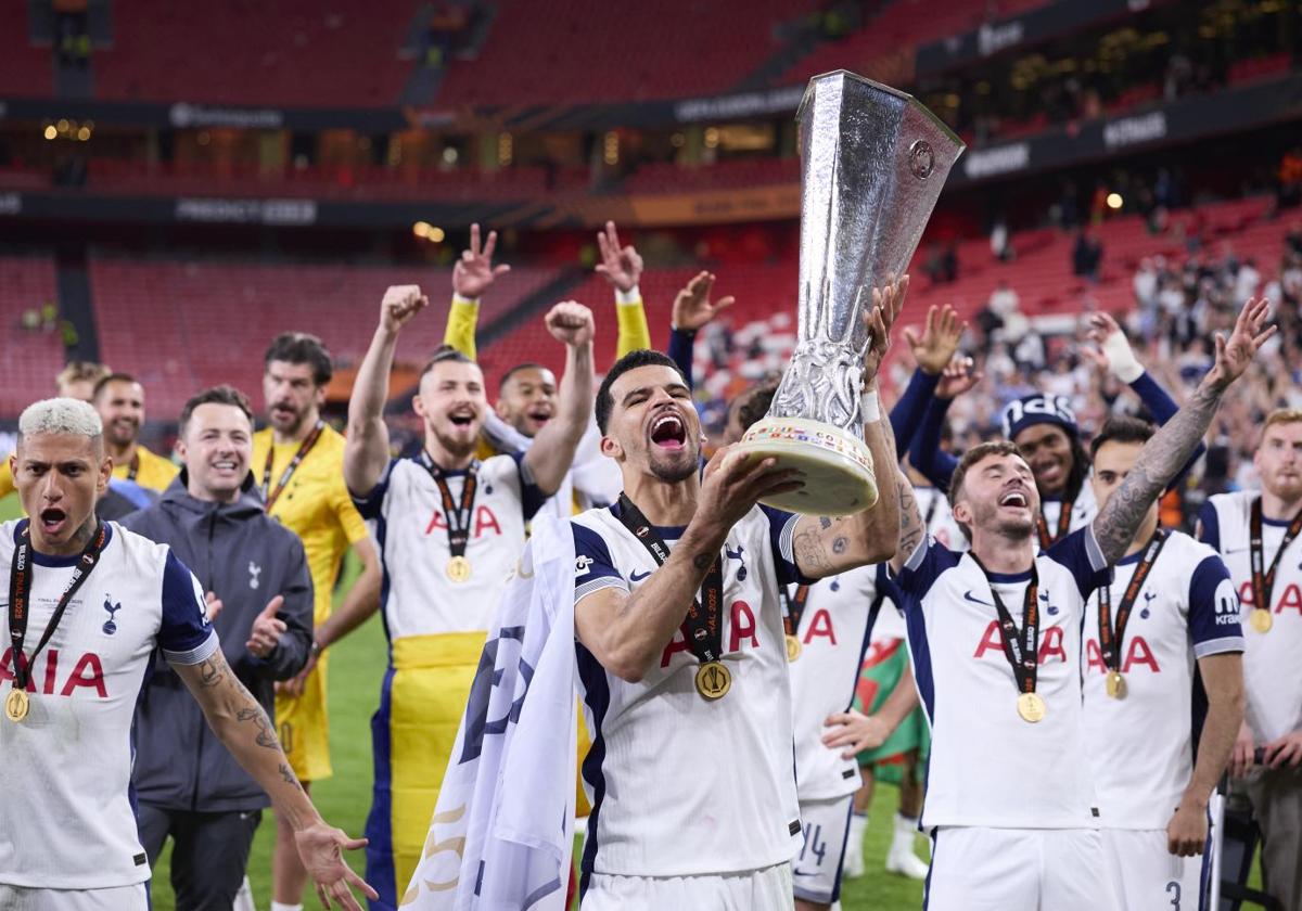 El restaurante de Bilbao que sirvió la cena en el vestuario del Tottenham, campeón de la Europa League