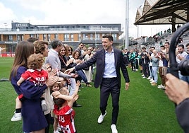 La despedida de Óscar De Marcos