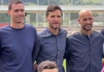 Aduriz, Villalibre, Dani García... Un adiós rodeado de amigos: «Qué suerte»