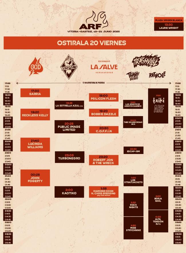 Viernes 20.