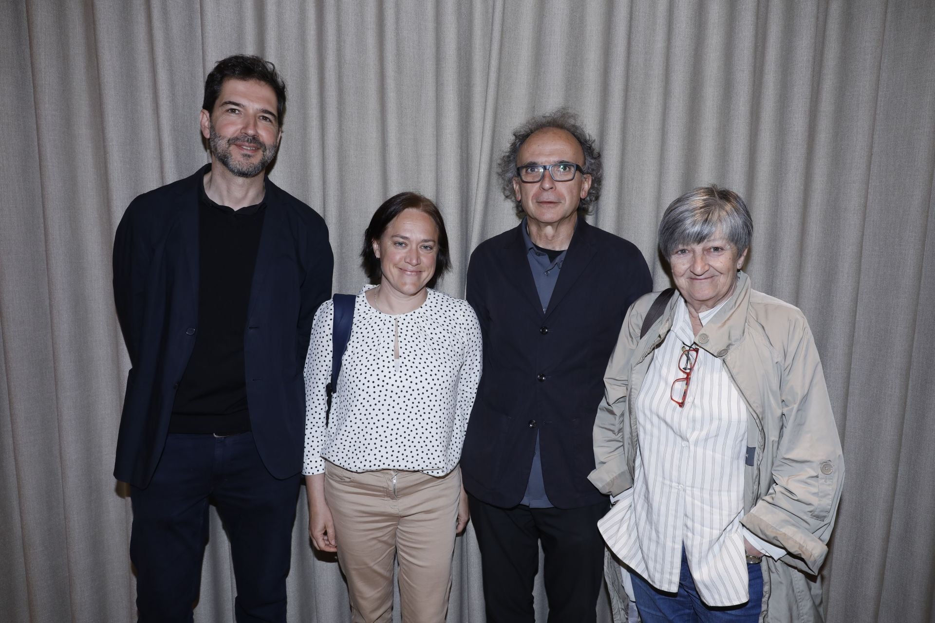 Víctor de Blas, Patricia Aja, Pepe Martínez e Isabel Martí.