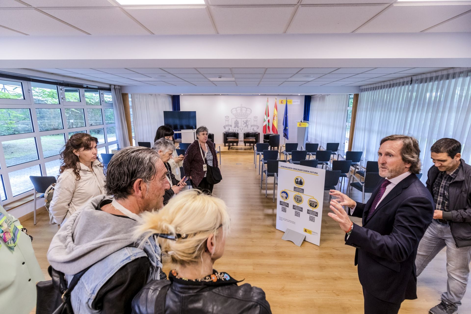 Visita a la Delegación del Gobierno en el País Vasco.