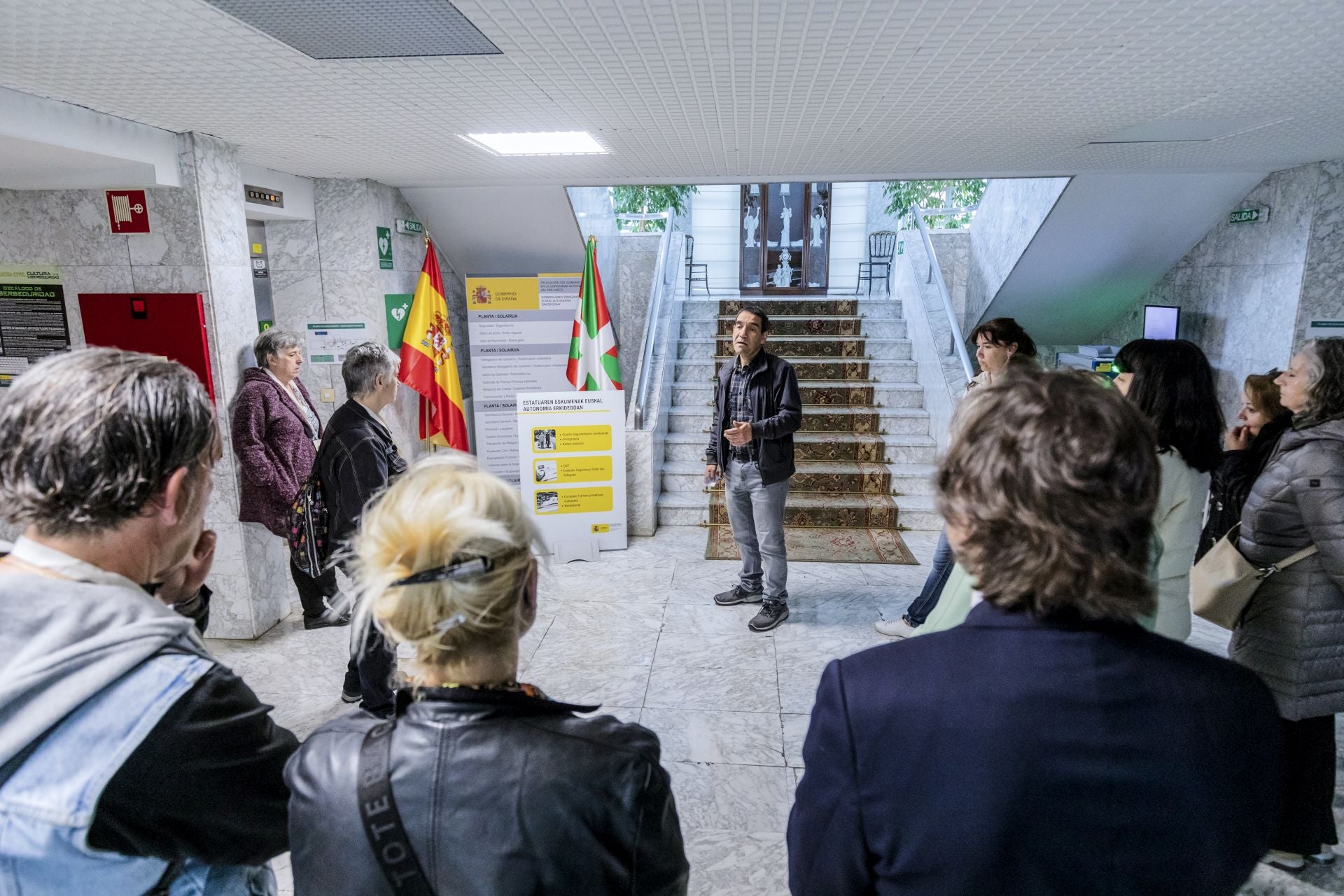 Visita a la Delegación del Gobierno en el País Vasco.