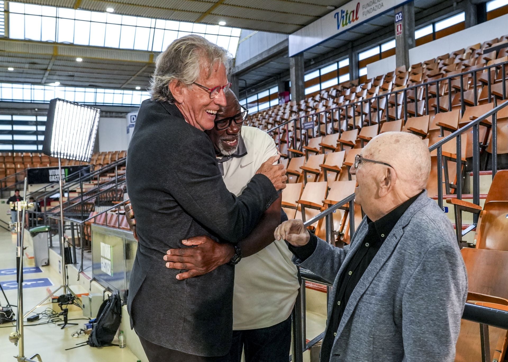 La reunión con Hollis en imágenes