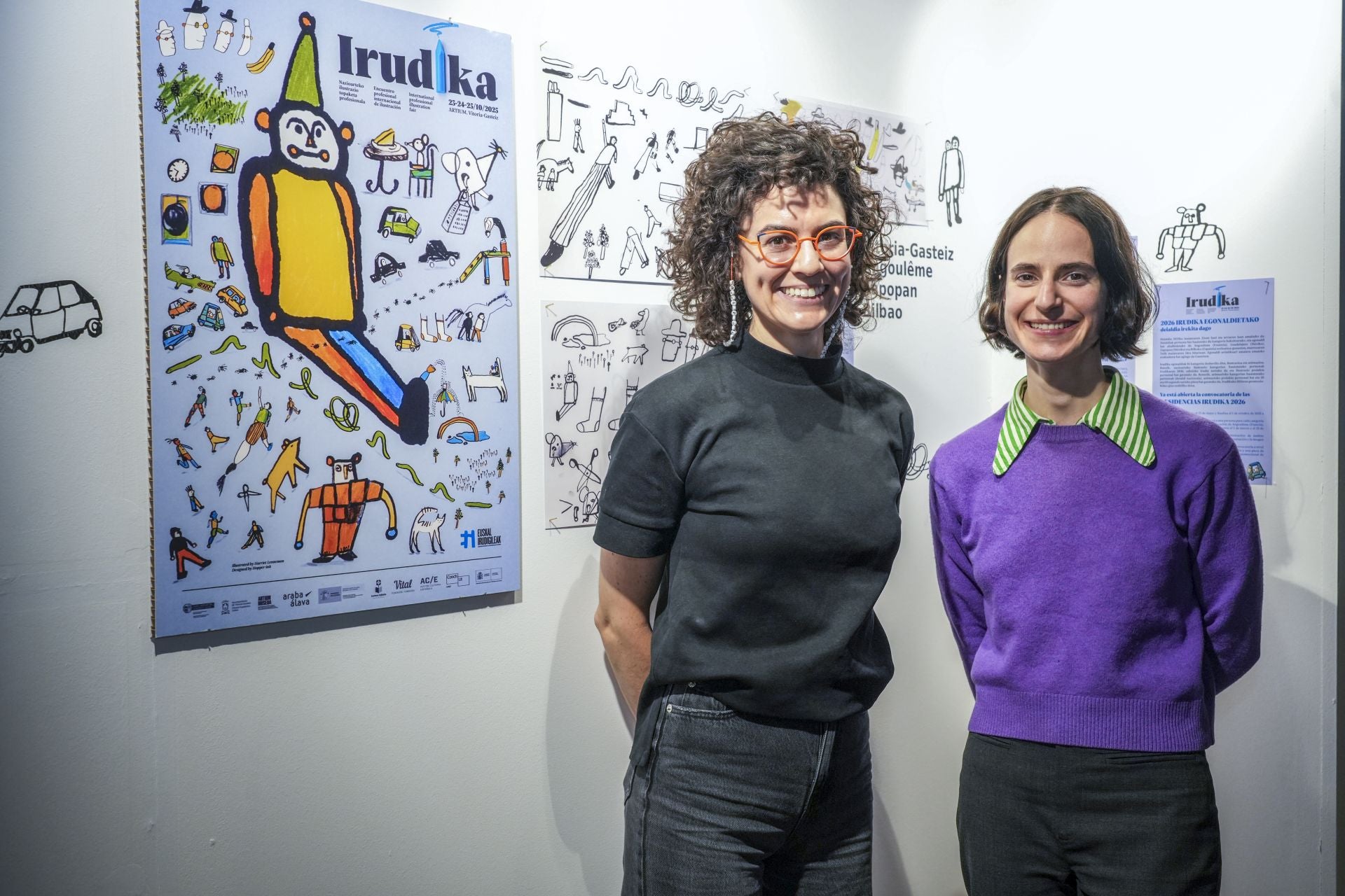 Estas son las imágenes de la exposición de Irudika en la Casa del Cordón