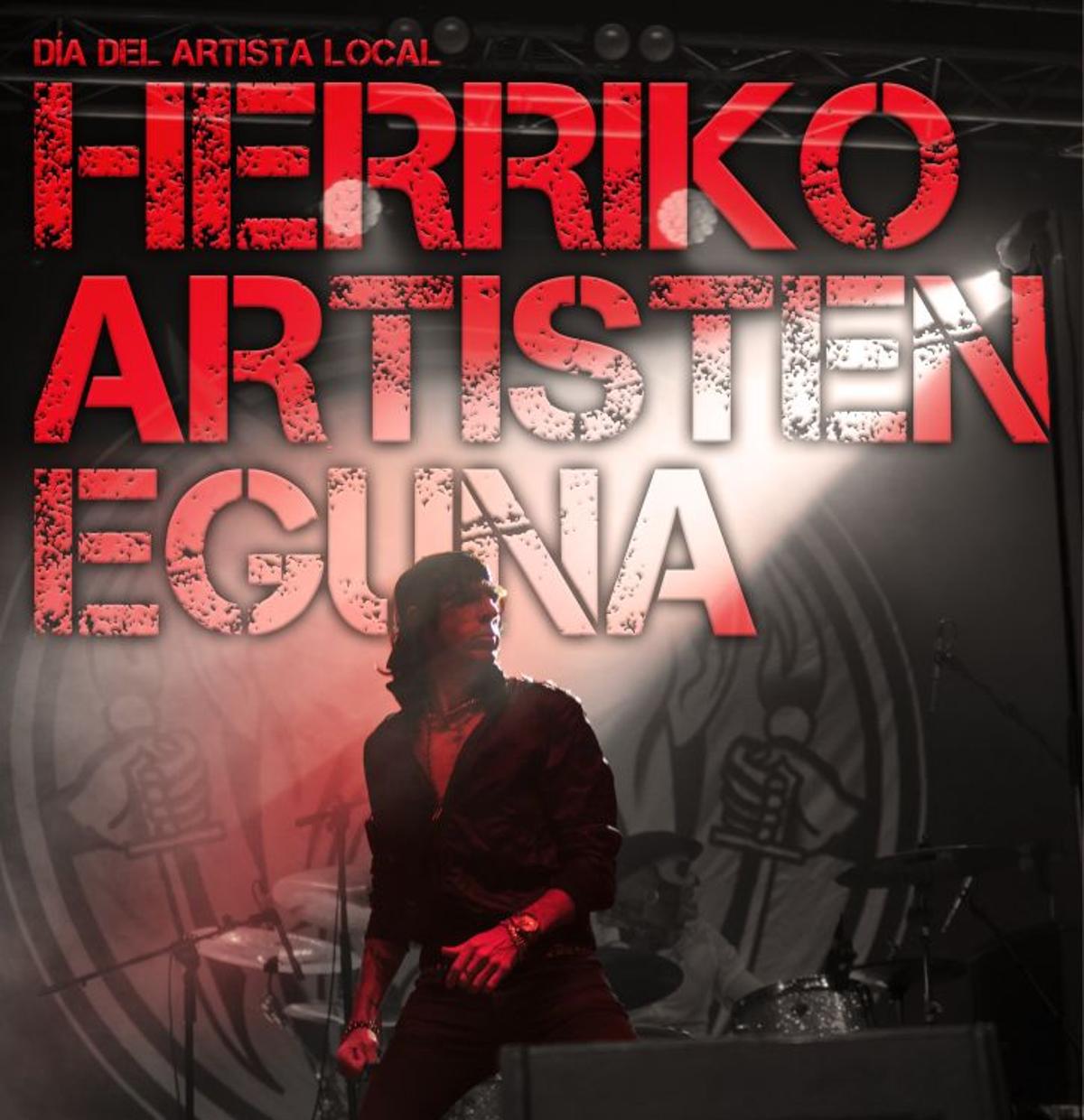 Imagen del cartel de esta edición del día del artista local.