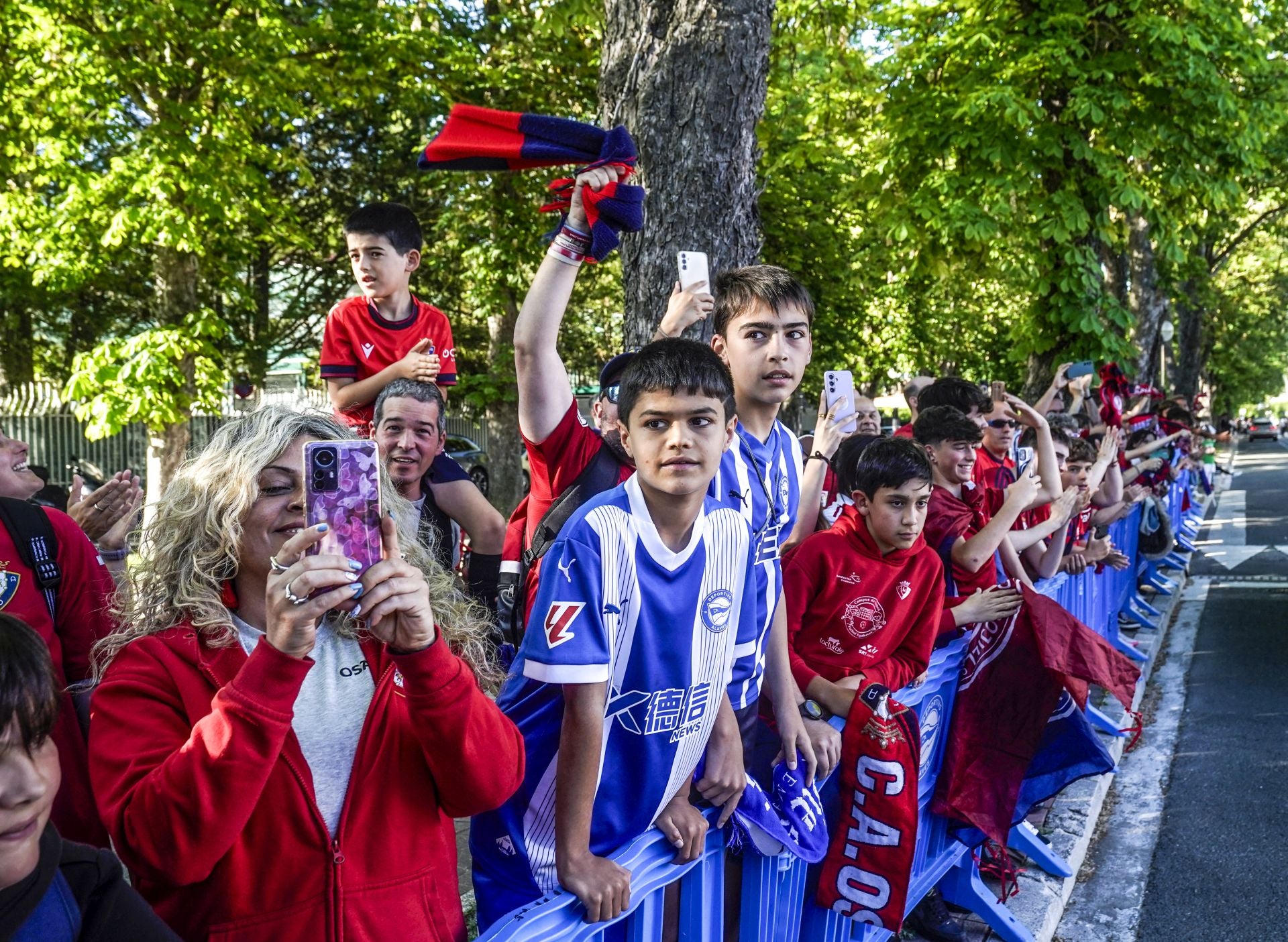Las mejores imágenes de la previa del Alavés-Osasuna
