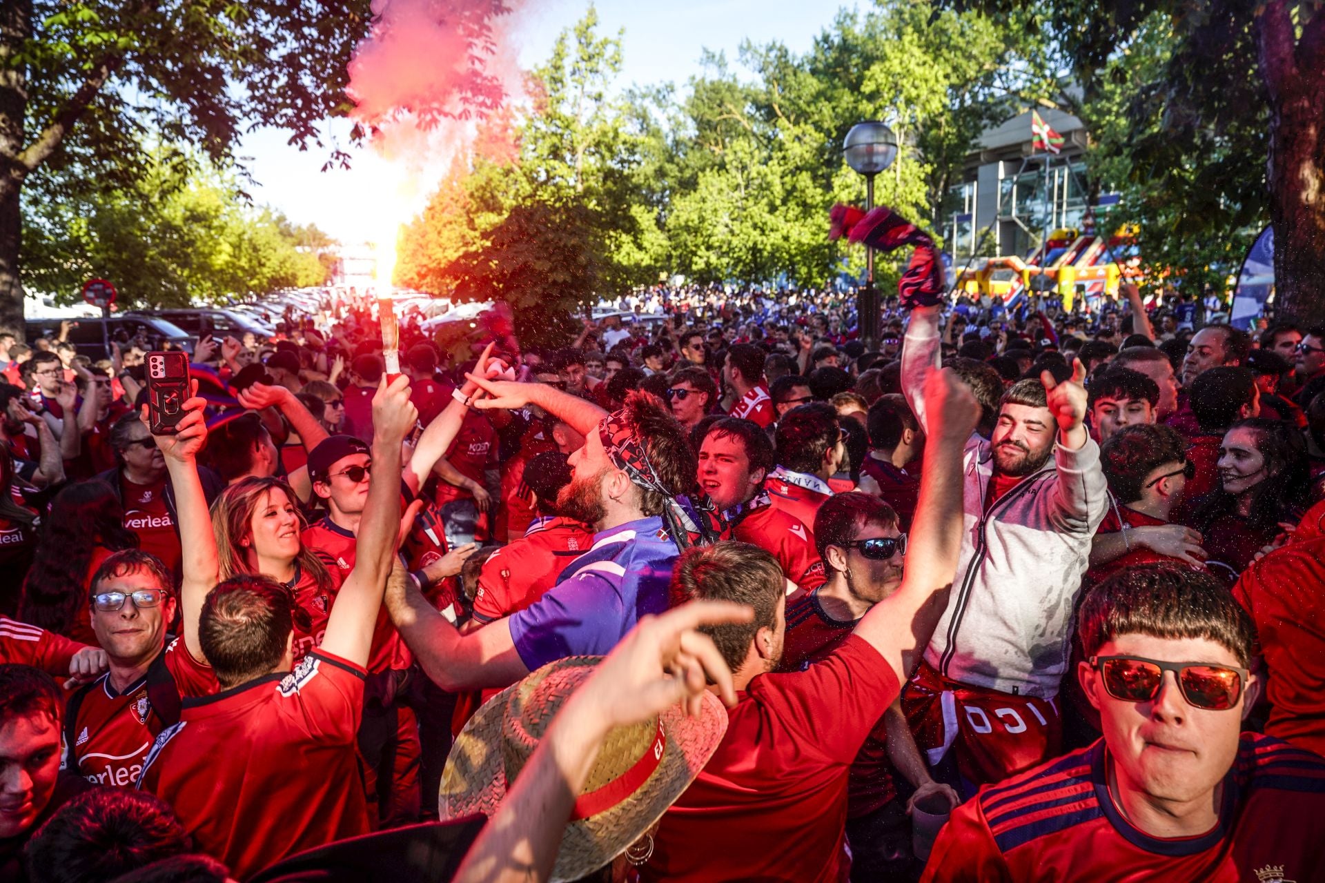 Las mejores imágenes de la previa del Alavés-Osasuna