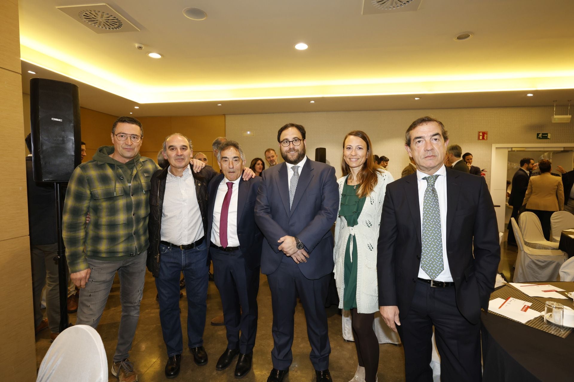Javier Castresana, Pablo Gómez, Pepe Barreira, José Barreira, Saioa Bardeci y Carlos Samaniego.
