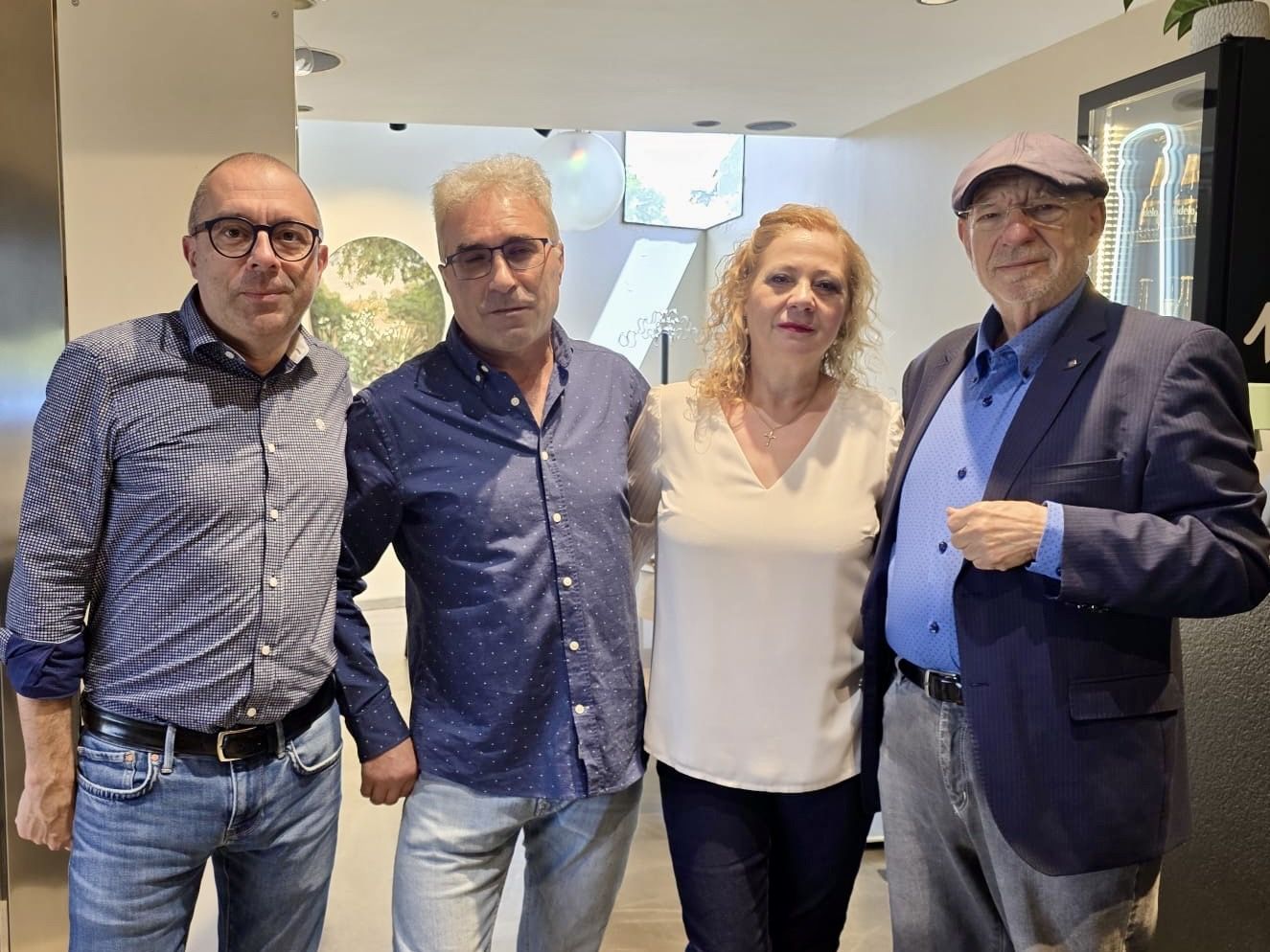 Luis Bolao, Bernardo Ferreira, Charo Pérez y Dalmacio Martín.