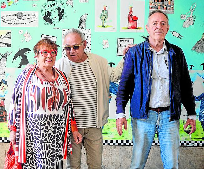 Itziar Gorostiaga, Jesús Castroviejo y Julián Presa.