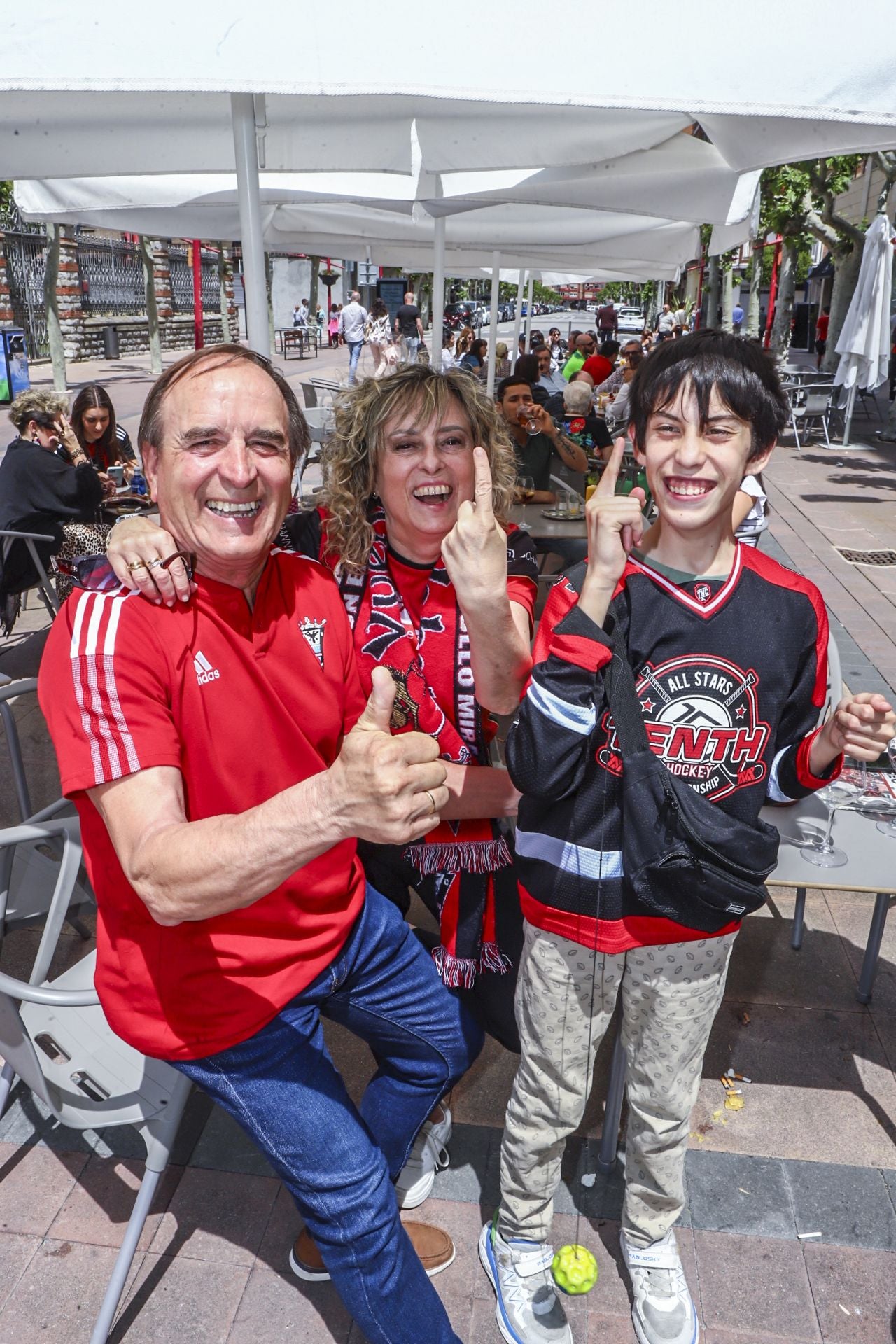 Las imágenes de la previa del Mirandés