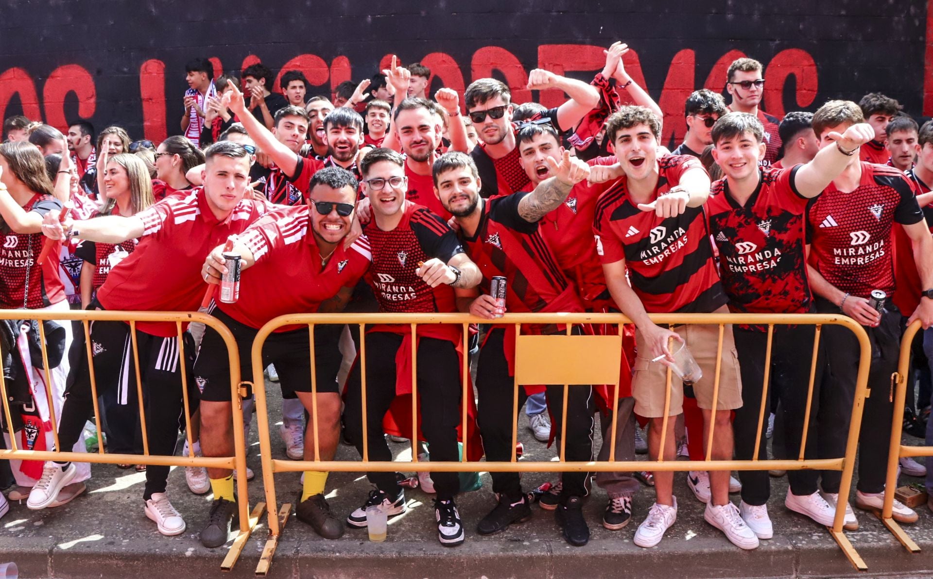 Las imágenes de la previa del Mirandés