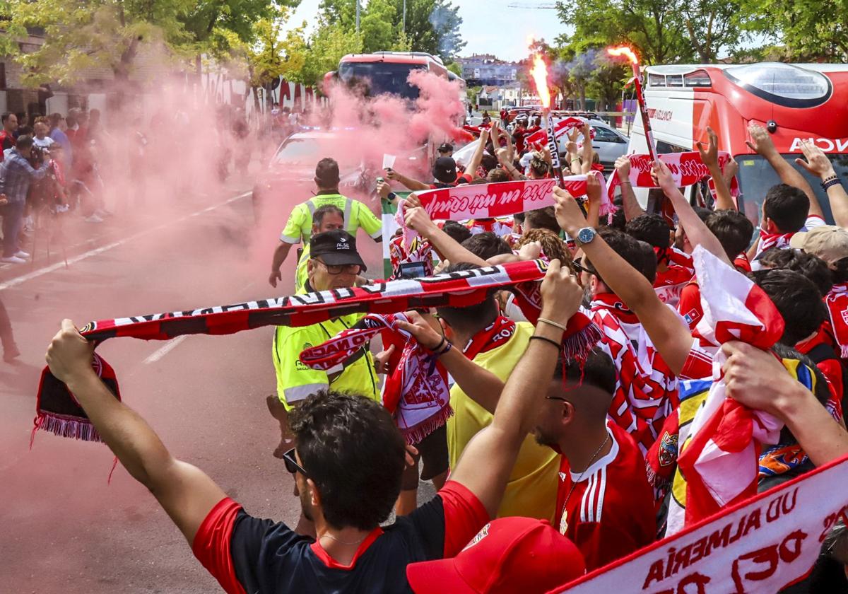 Las imágenes de la previa del Mirandés