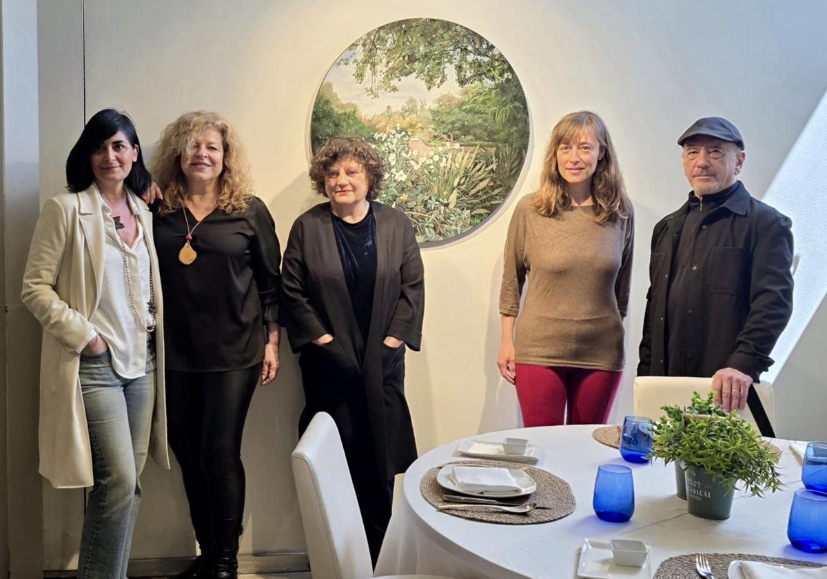 Blanca Abajo, Marijo Lojo, Lourdes Vicente, Amaya Camoeiras y Carlos Marcote.