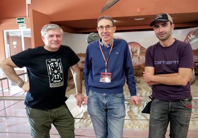 De izquierda a derecha: Patxi Sáez, Xabier Pereda y Erik Isasmendi.