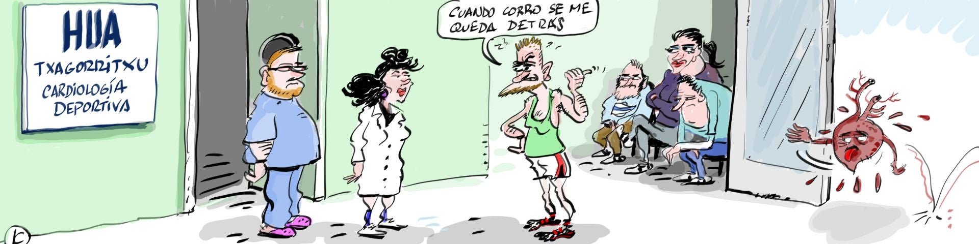 La viñeta de Cerrajería sobre la pionera consulta de cardiología enfocada a deportistas