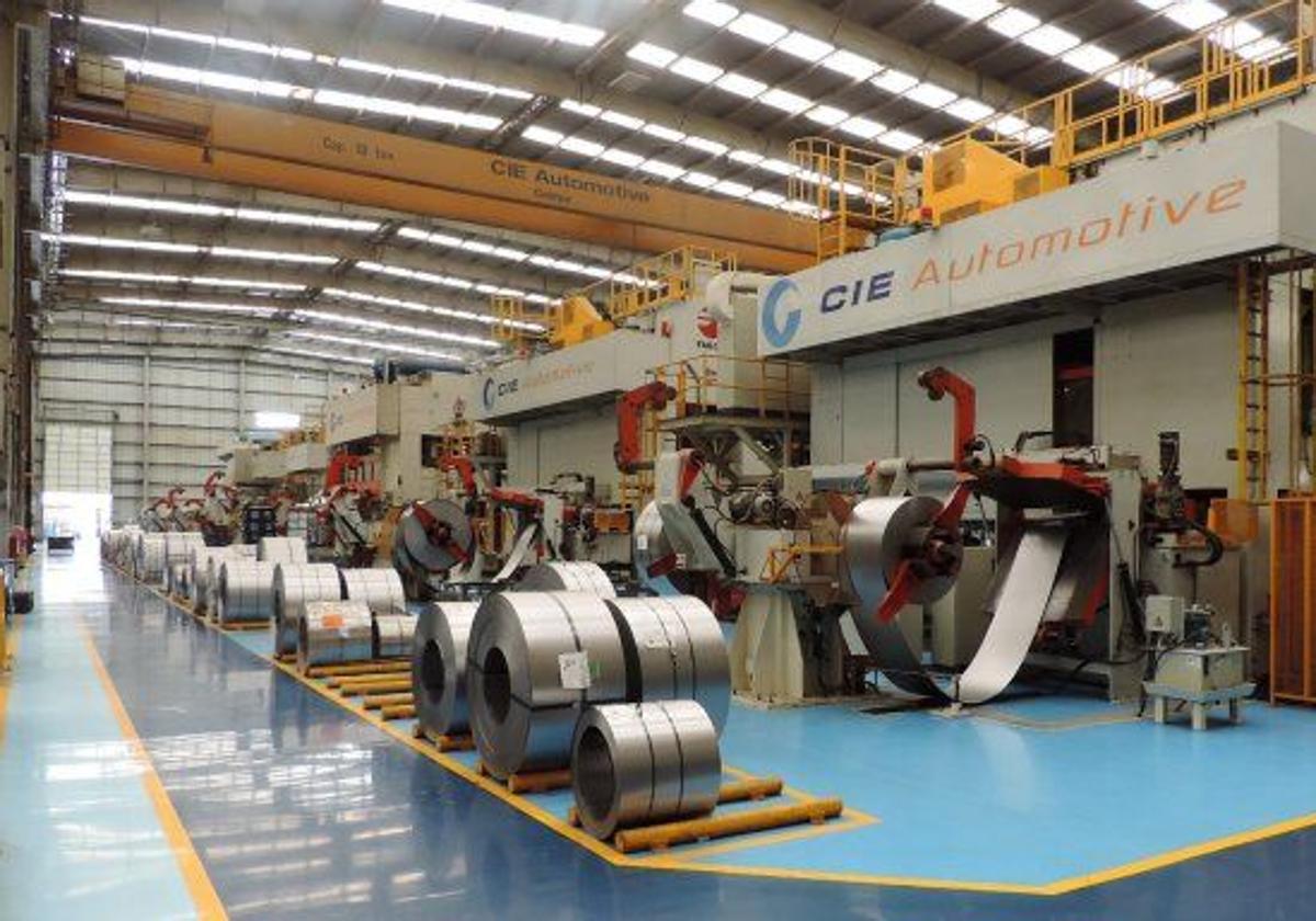 Interior de una planta de producción de CIE Automotive.