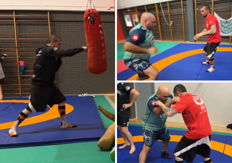 Así prepara Andoni Gago su debut en las artes marciales mixtas: seis horas de entreno, madrugones a las 2.30 horas...