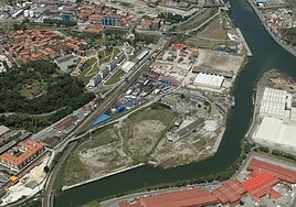 Vista aérea de un tramo de este zona, donde se instalará el futuro parque empresarial.