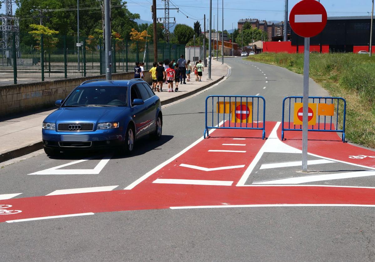Miranda reorganiza la circulación por el carril bici