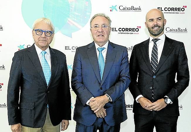 Vicente Reyes, José Antonio Jainaga y Lander Rubio. 