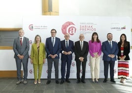 Andoitz Korta, Irma Basterra, Antonio Garamendi, Ramiro González, Gregorio Rojo, Maider Etxebarria, Juan A. Sánchez Corchero y Susana Andrés