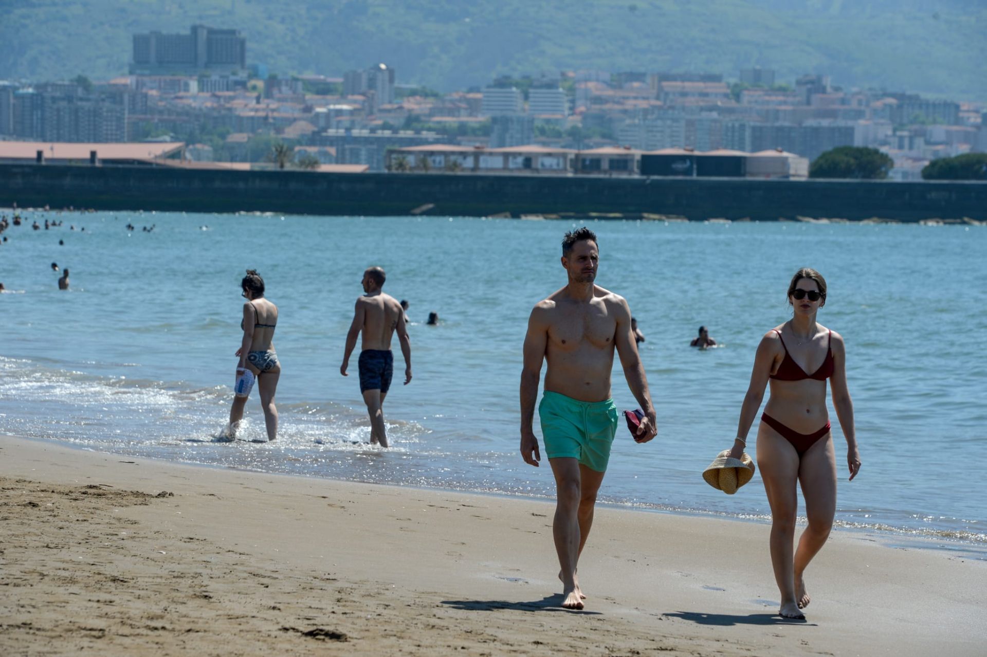 Las imágenes de una jornada veraniega en Bizkaia