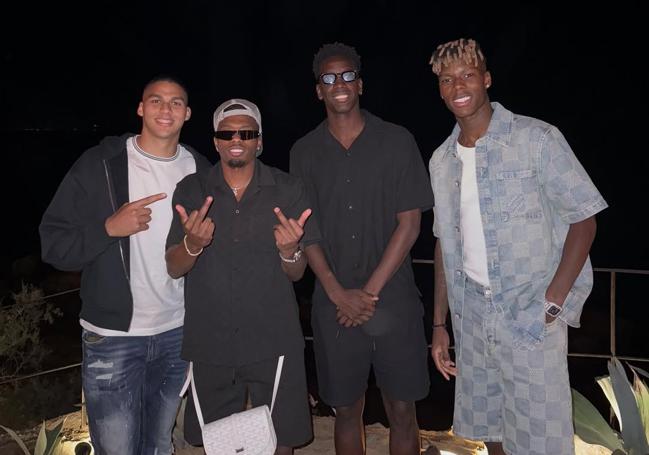 Maroan, Djaló, Adama Boiro y Nico Williams.