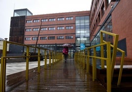 Vista de As Fabrik, el campus de Mondragon Unibertsitatea en Zorrotzaurre.