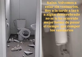 Destrozan los vestuarios del club de atletismo Sendoa de Gallarta por segunda vez en menos de un año