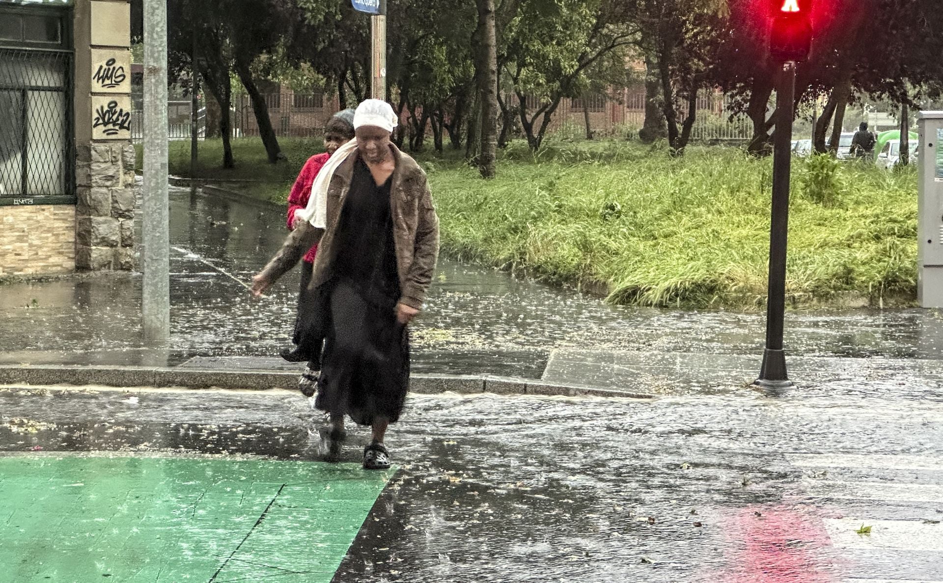 La tormenta de Vitoria en imágenes
