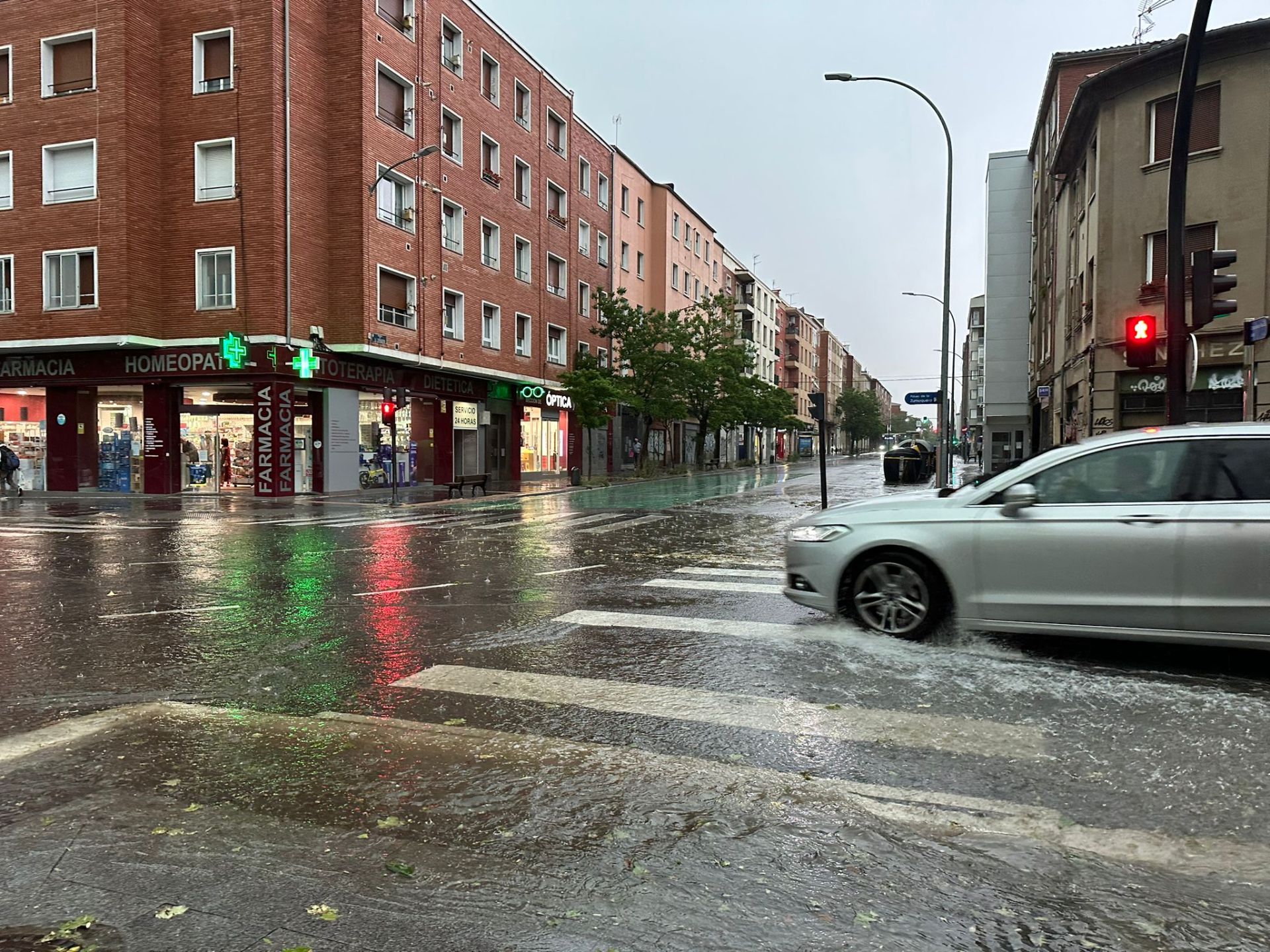 La tormenta de Vitoria en imágenes