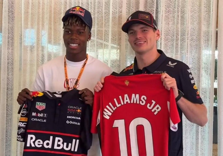 Nico Williams llega a Barcelona para disfrutar de la Fórmula 1