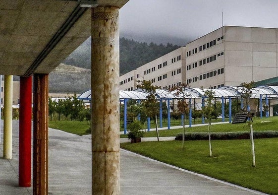 Interior de la cárcel alavesa de Zaballa, la más grande de Euskadi.