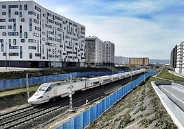 El tren pasa por Borinbizkarra