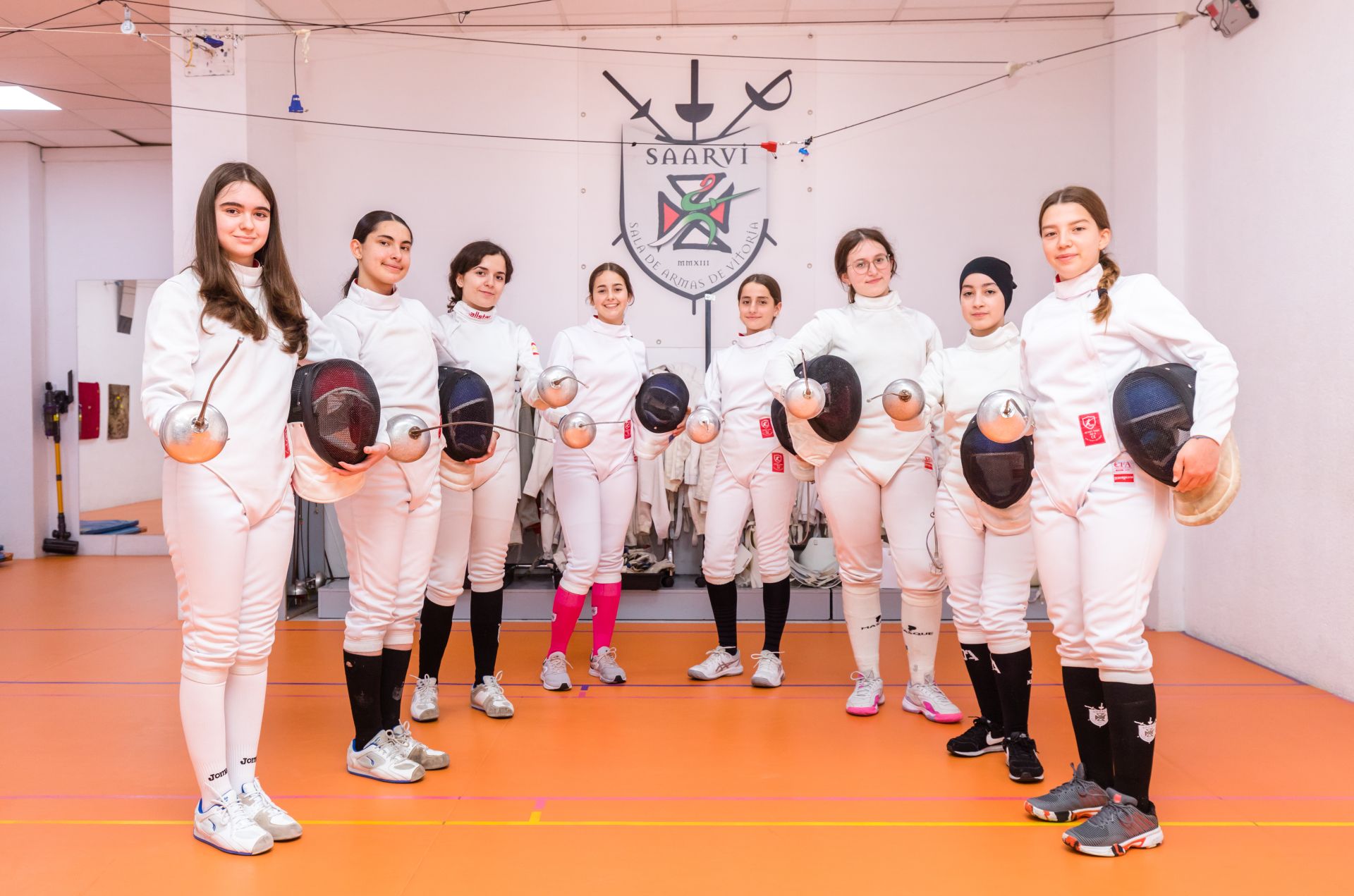 La esgrima femenina brilla en Vitoria
