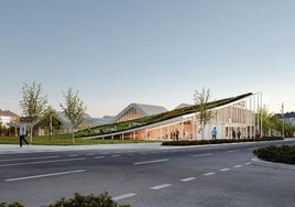 Recreacion del proyecto de Carvalho Araujo para la sede de EDA en Vitoria