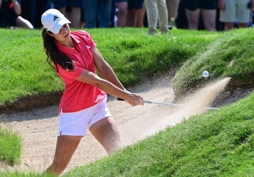La malagueña Julia López, de 22 años, pelea por el Abierto de Estados Unidos en su debut en este major