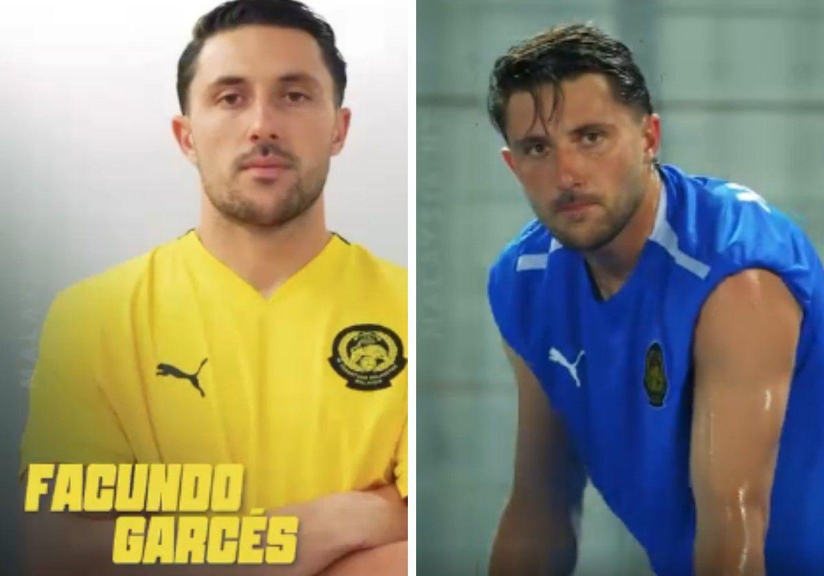 Facundo Garcés, con Malasia.