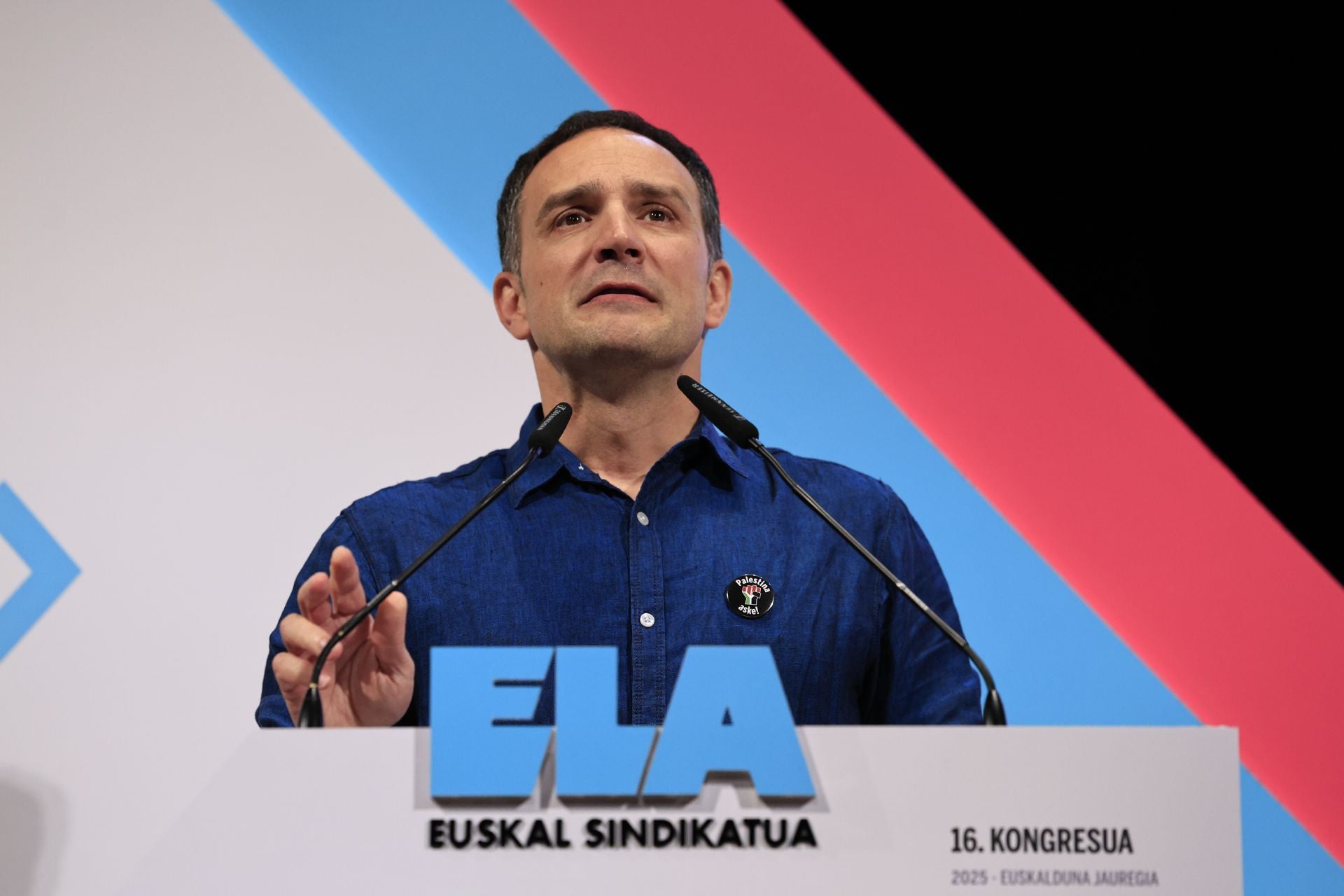 ELA cierra su congreso con un mensaje al lehendakari: «Abandone el autoritarismo y dé paso a la negociación»