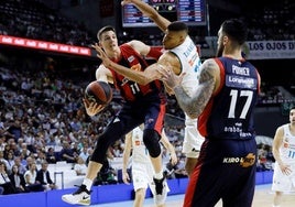 Janning fue uno de los protagonistas del último triunfo del Baskonia ante el Madrid en un play off.
