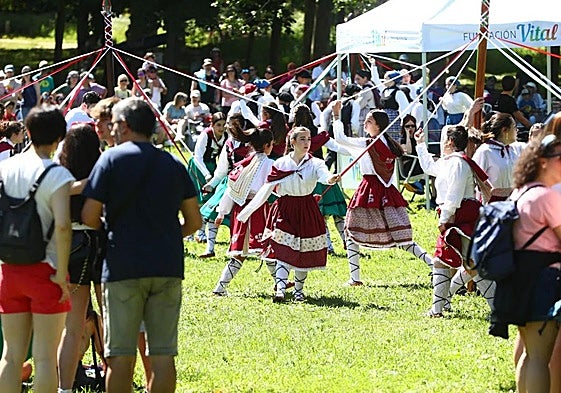 La celebración del año pasado en el parque de Olárizu.